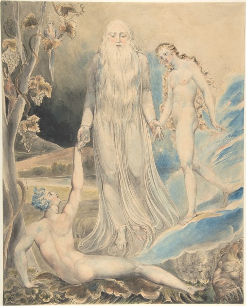 Angel_of_the_Divine_Presence_Bringing_Eve_to_Adam_(The_Creation_of_Eve-__And_She_Shall_be_Called_Woman)_(recto);_Sketch_for_the_same_(verso)_MET_DP805381